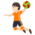 🤾🏻 person playing handball: light skin tone display on JoyPixels